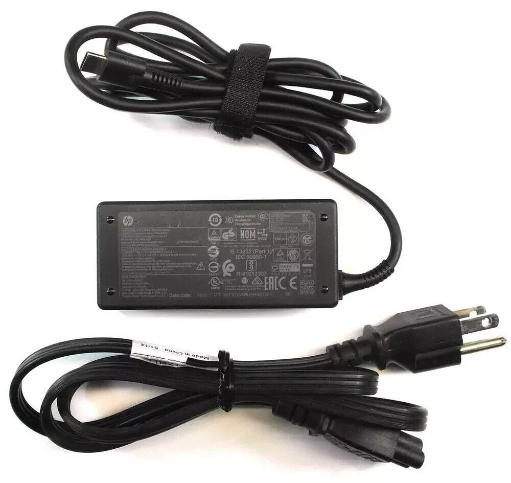 USB Type-C 45W for HP Chromebook Lenovo Dell Acer Samsung Laptop AC Charger OEM