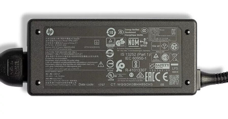 USB Type-C 45W for HP Chromebook Lenovo Dell Acer Samsung Laptop AC Charger OEM