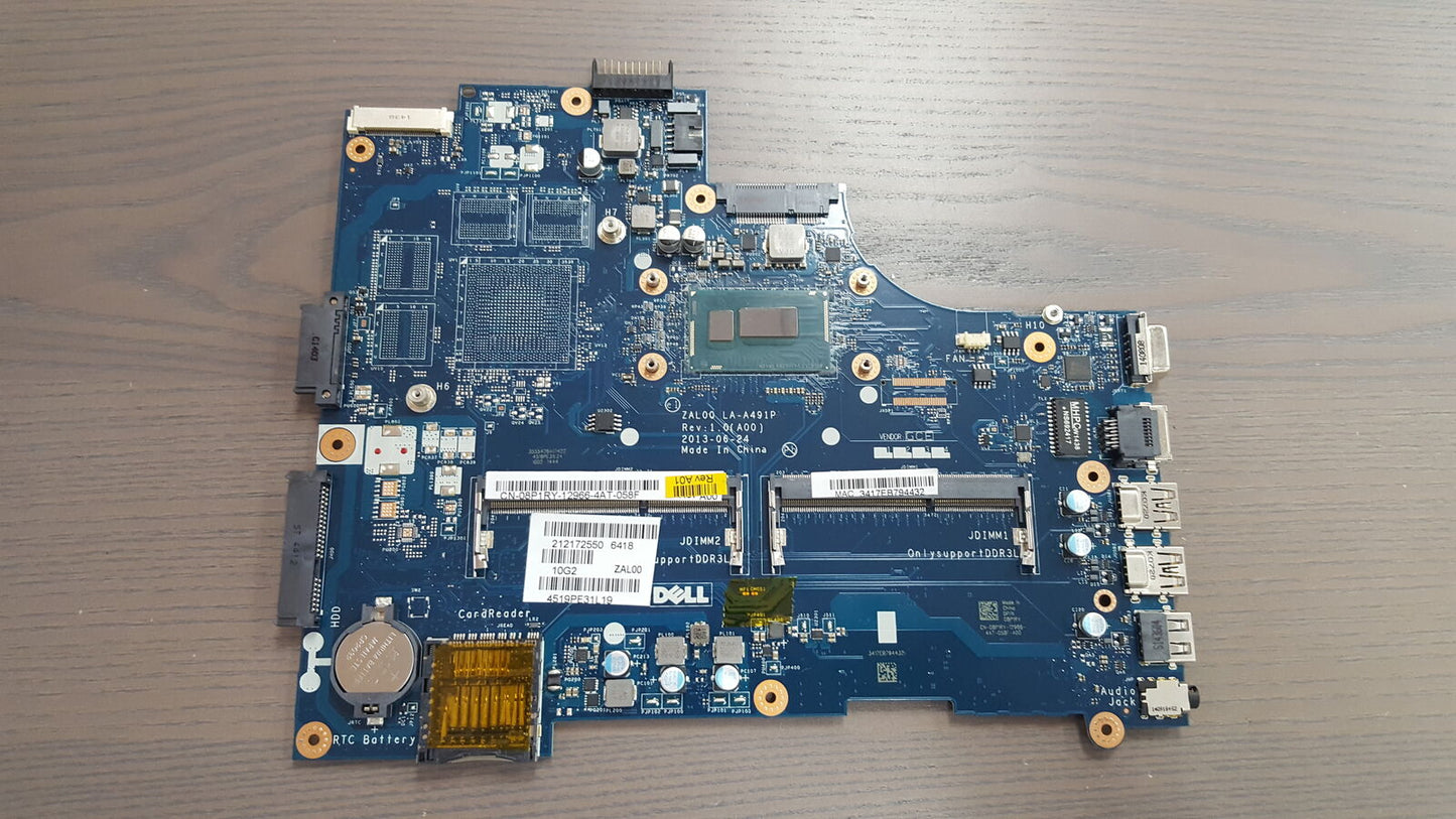 Dell Latitude 3540 Intel i3-4030U 1.90GHz ZAL00 LA-A491P DDR3 Motherboard 8P1RY