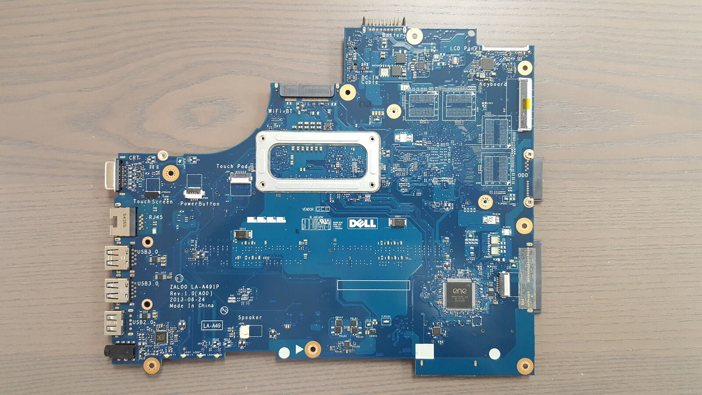 Dell Latitude 3540 Intel i3-4030U 1.90GHz ZAL00 LA-A491P DDR3 Motherboard 8P1RY