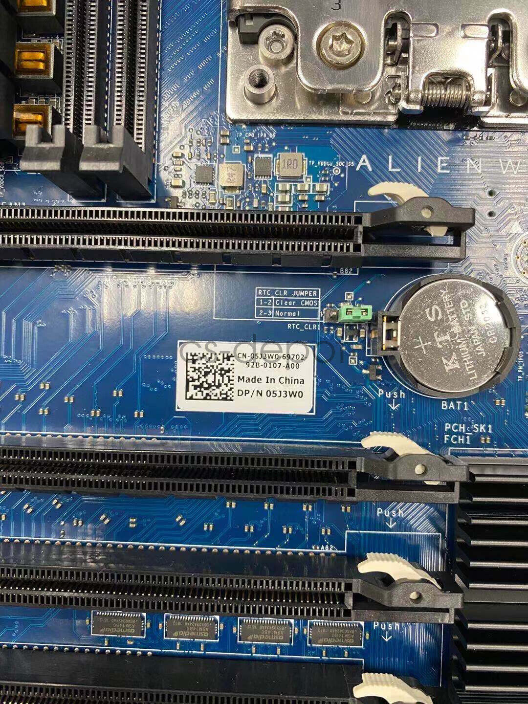 Dell Alienware Area 51 R7 X399 Motherboard 5J3W0 TR4 Support 2900X 2950X