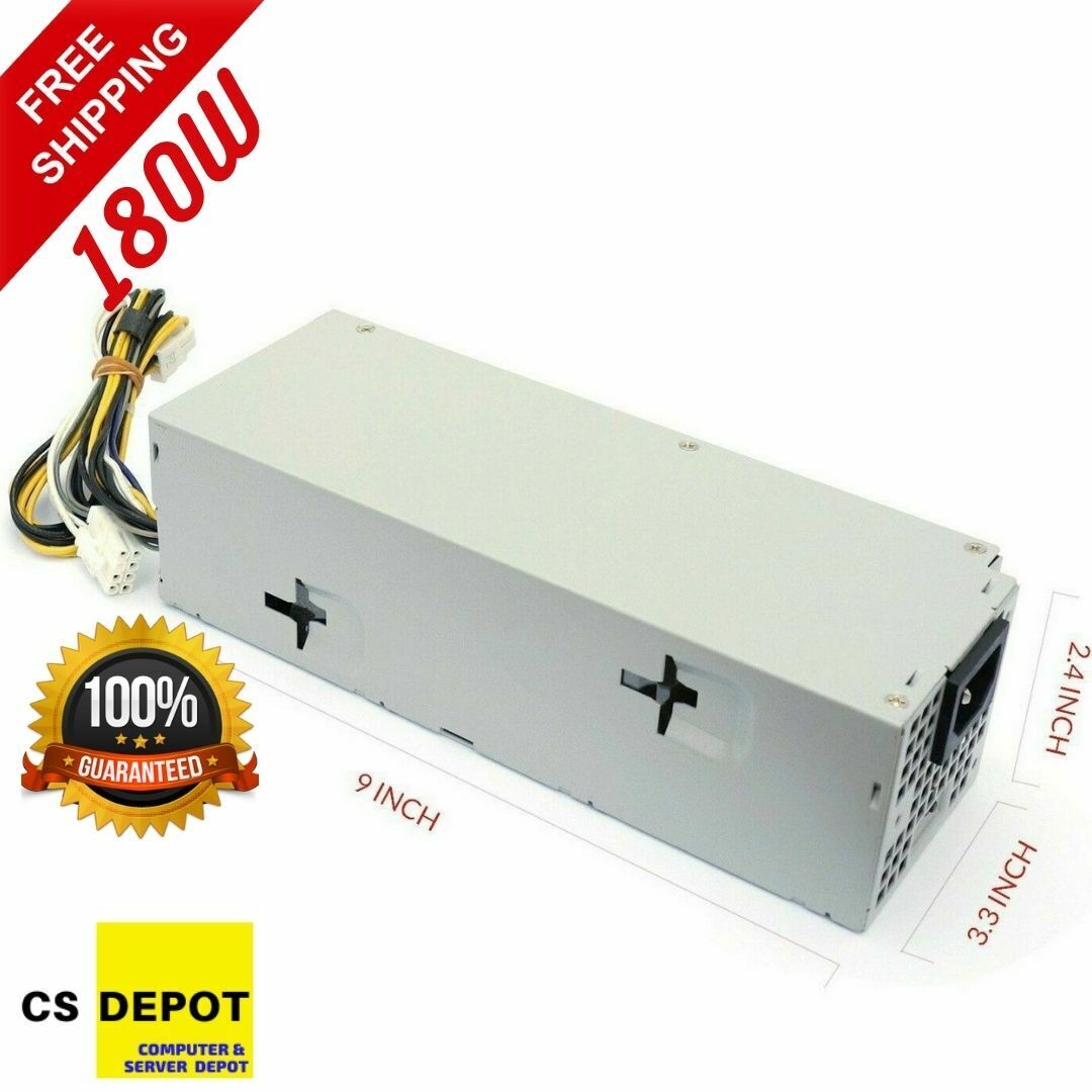 DELL OPTIPLEX 3040 5040 7040 3650 3656 180W POWER SUPPLY RWMNY 9XD51 RKTP0