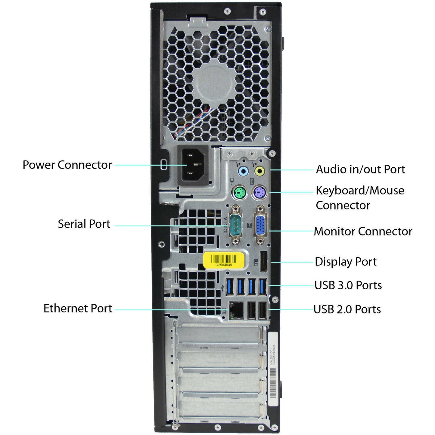 Gaming PC Desktop HP 8300 SFF i7 32GB 512GB SSD HD7570 Windows 10 WIFI +KB