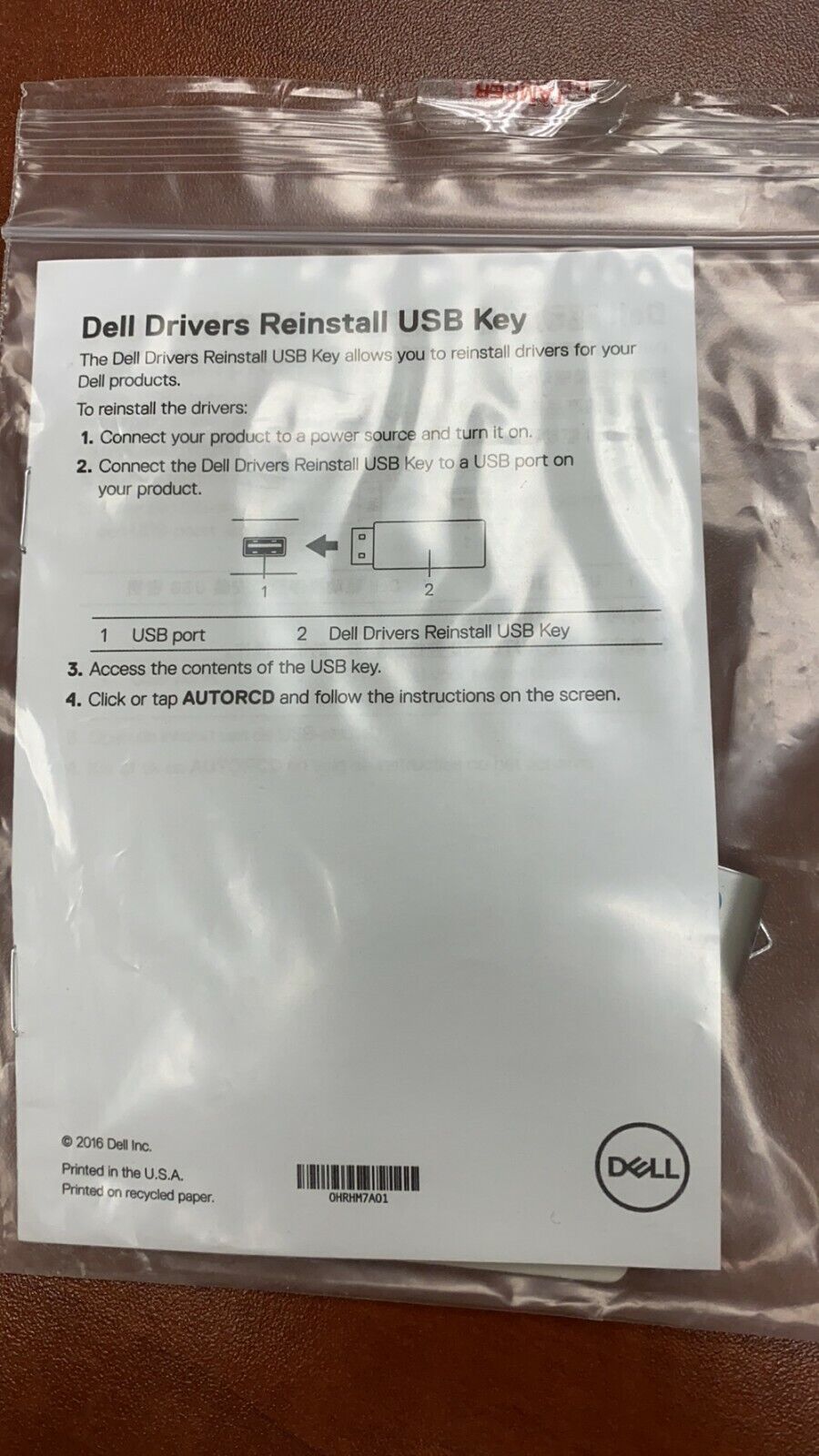 DELL DRIVERS REINSTALL USB KEY FOR DELL Precision 5530 Notebook