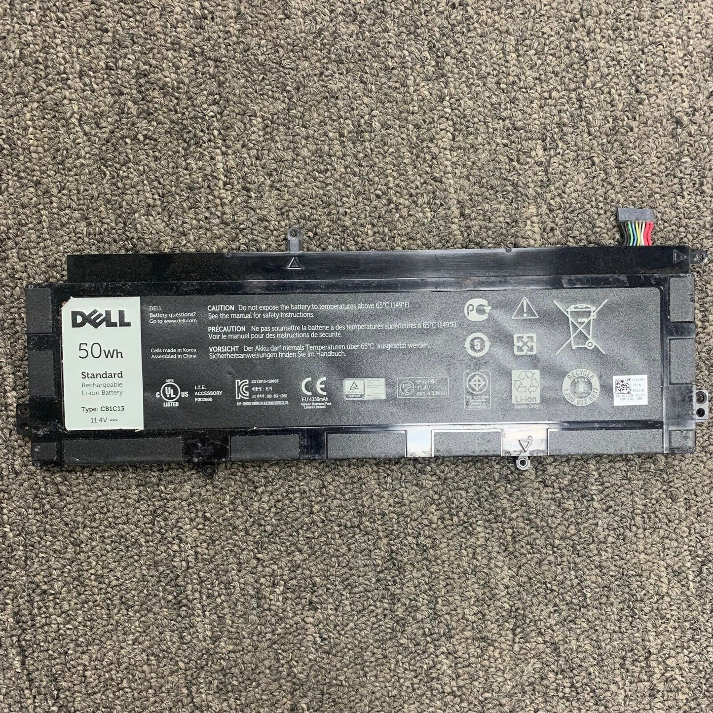 Genuine 01132N Battery for Dell Chromebook 11 CB1C13 11.4V 50Wh