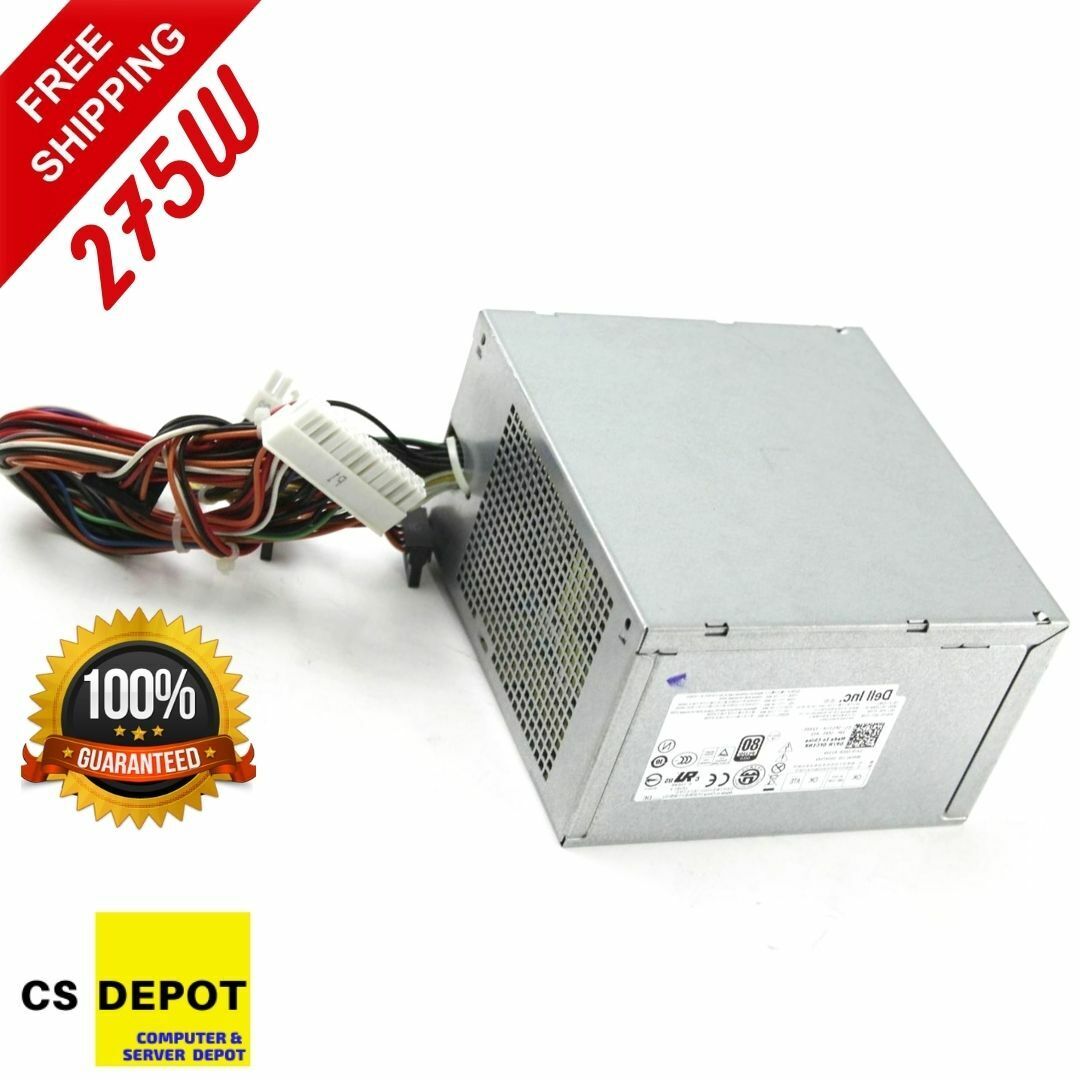 Dell 275W Power Supply VOSTRO260 260g OPTIPLEX 7010MT CPFN1 FC1NX Wiring Harness