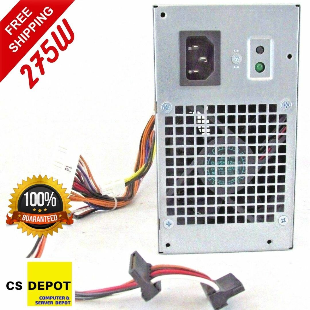 DELL 275W Power Supply Optiplex 390 790 990 3010 7010 9010 D3PMV 56DXG CF5W6