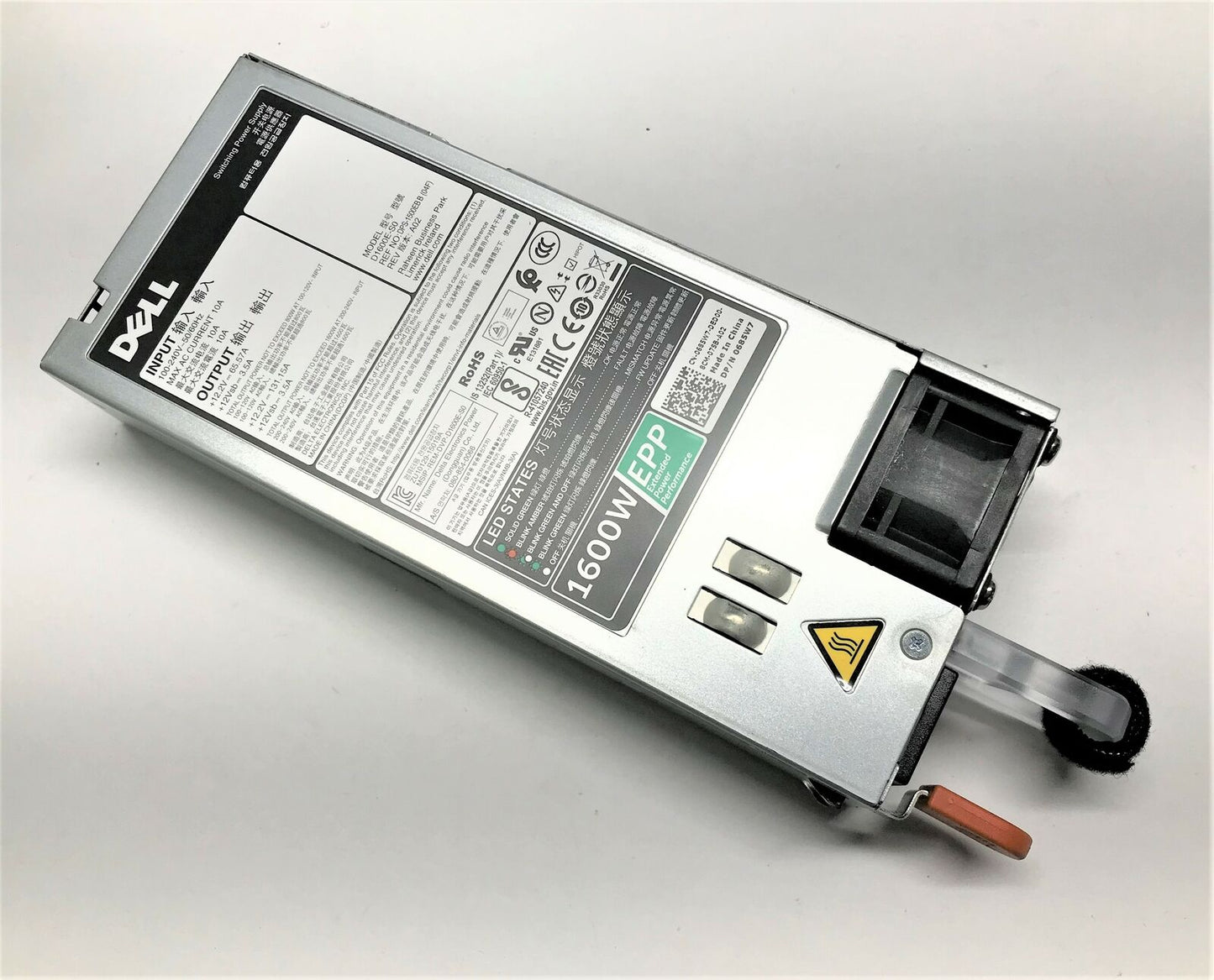 Dell 1600W EPP 685W7 Power Supply PowerEdge R640 R740 R740XD R830 R940 T630 FX2S