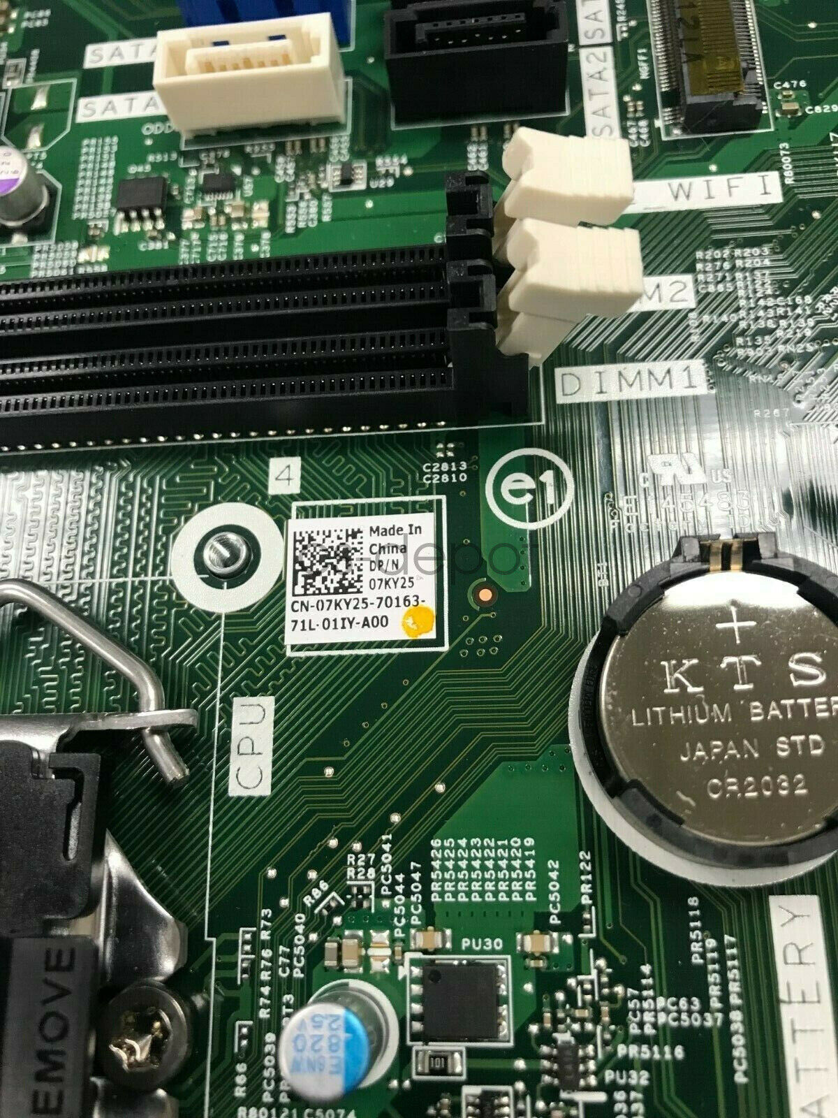 Genuine Dell Inspiron 3668 Intel Desktop Motherboard LGA1151 DDR4 7KY25
