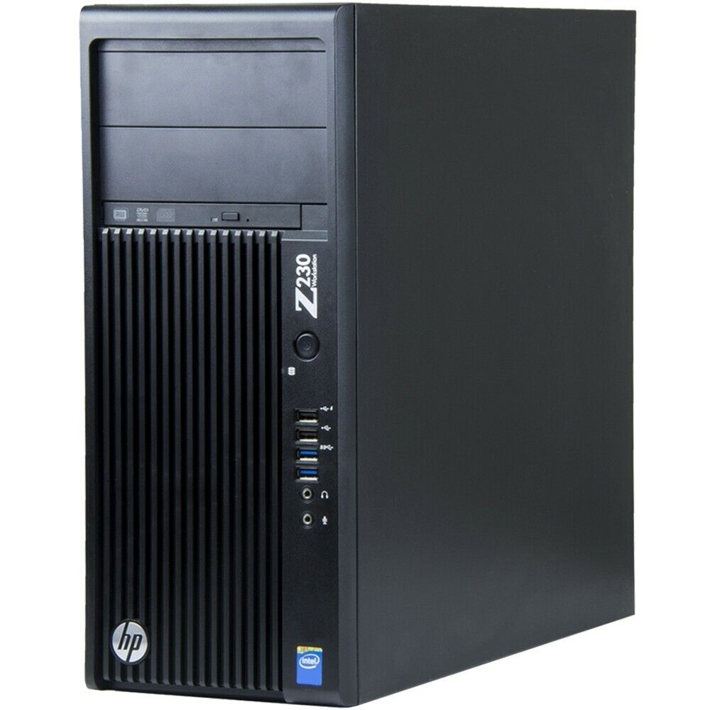 HP workstation Z230 MT PC Intel i7-4770 16GB RAM 256GB SSD+ 1TB Win10 WIFI