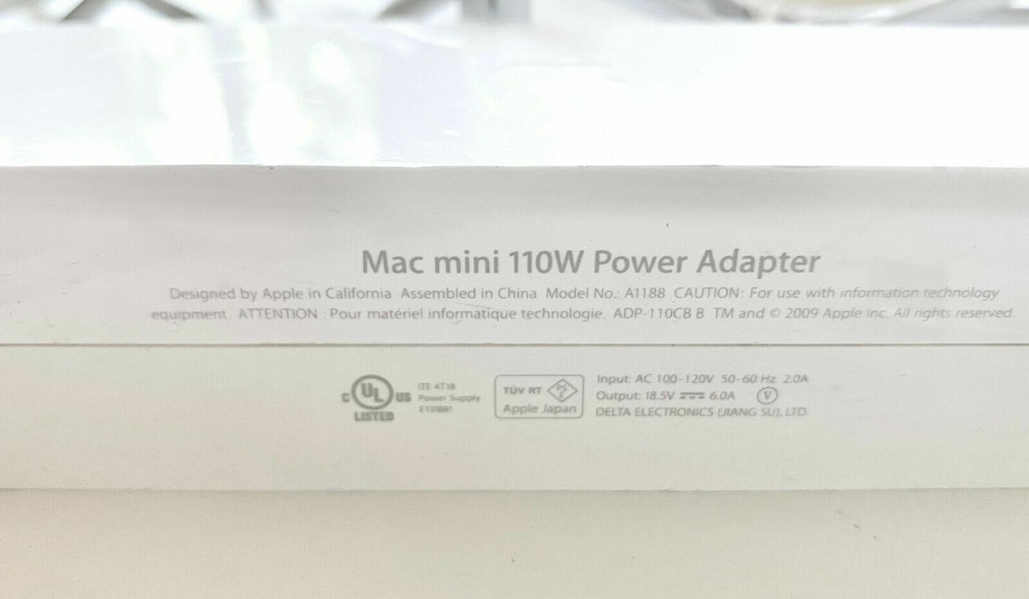 Genuine Apple A1188 AC Power Adapter 110W for Mac Mini