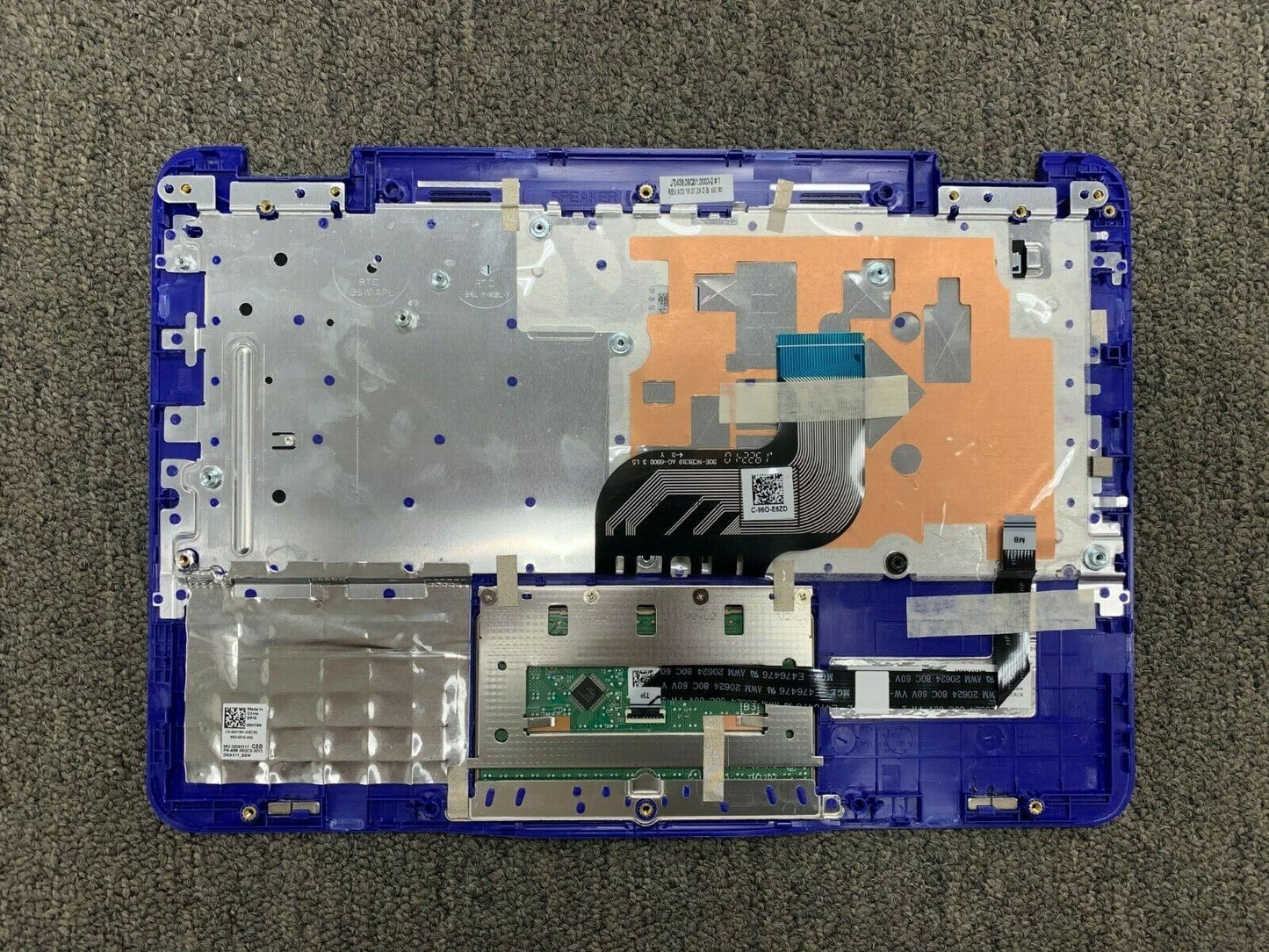 NEW 0NGRGR Keyboard With Palmrest Touchpad Blue 11.6" FOR Dell Inspiron 11 3168