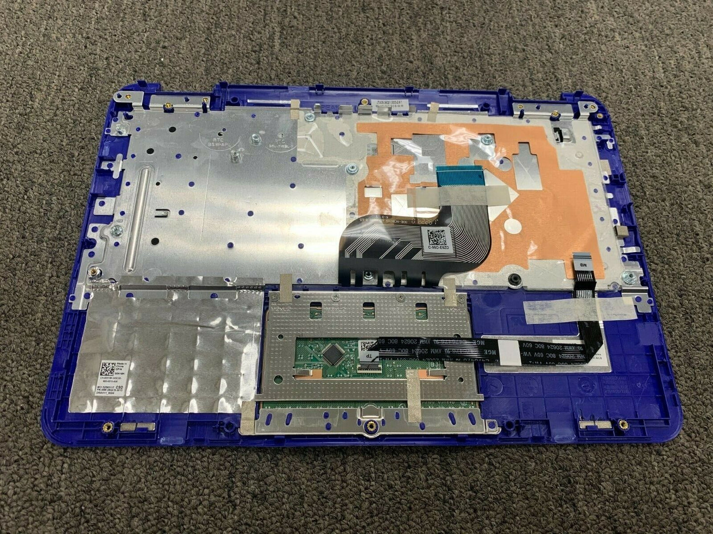 NEW 0NGRGR Keyboard With Palmrest Touchpad Blue 11.6" FOR Dell Inspiron 11 3168