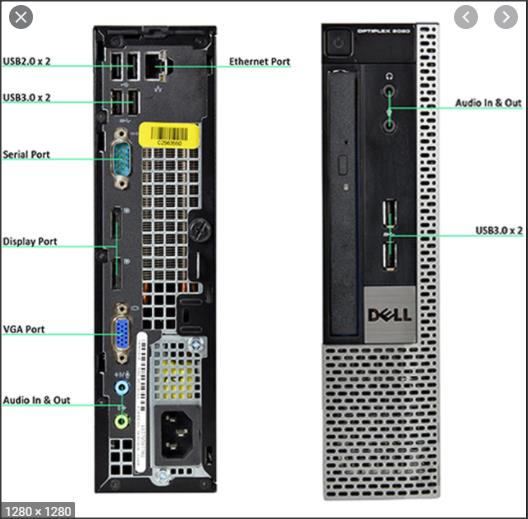Dell Optiplex 9020 USFF i7-4770S 960GB SSD 16GB RAM Windows 10 Pro wifi