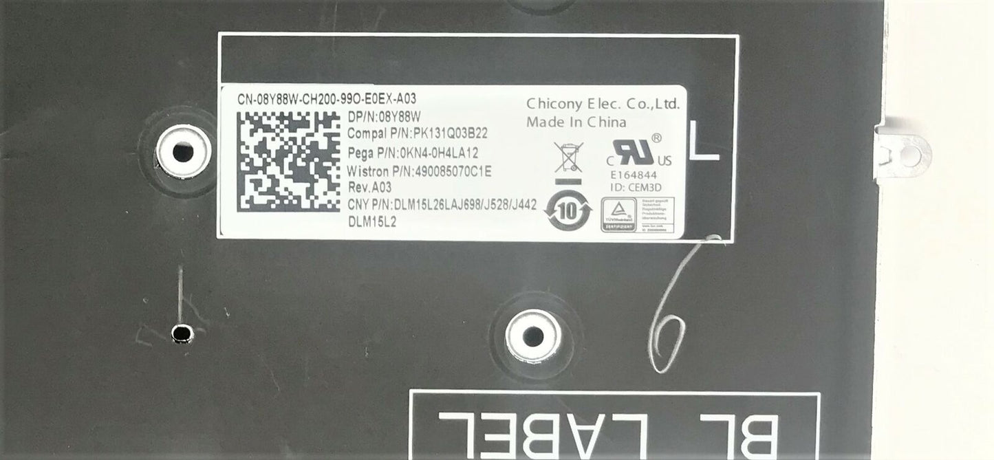 OEM DELL Inspiron 5565 5567 5765 5767 Backlit Latin Spanish Teclado Keyboard