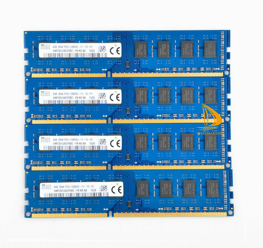 16GB 4x 4GB PC3-12800U Dell Optiplex 3020 9010 9020 7010 7020 990 790 Memory