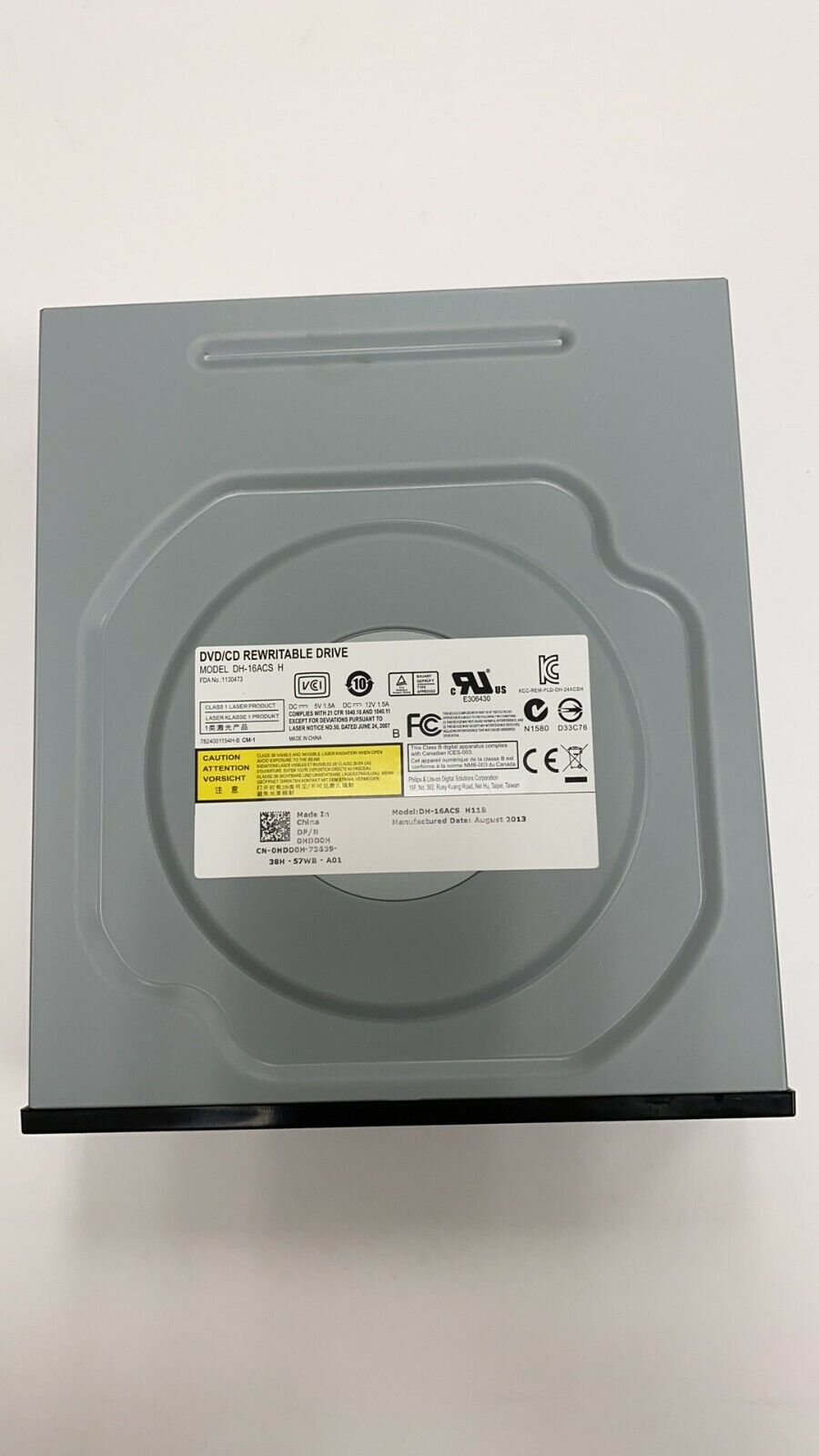 New Dell DVD-RW Drive Black HDD0H DH-16ACS For Optiplex 380 3010 390 580 7010