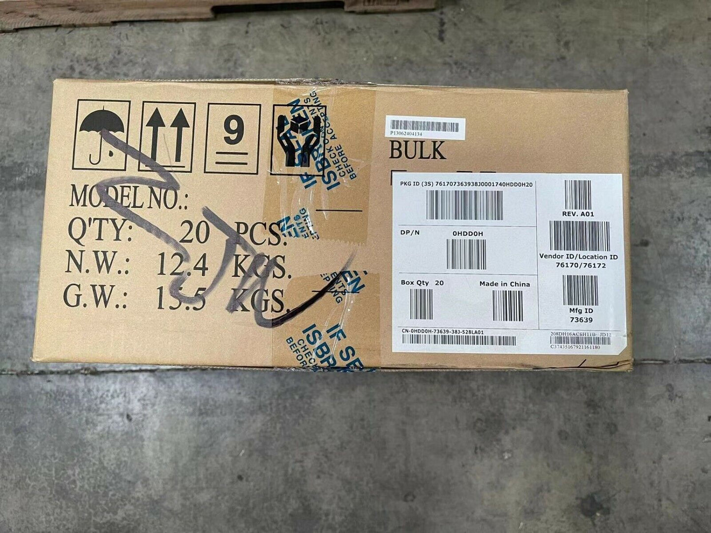 New Dell DVD-RW Drive Black HDD0H DH-16ACS For Optiplex 380 3010 390 580 7010