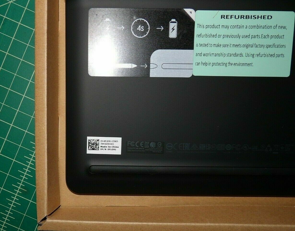 REAL-DEAL Spanish Dell Latitude 11 5175 5179 Tablet Back Lit Keyboard Dock K12M