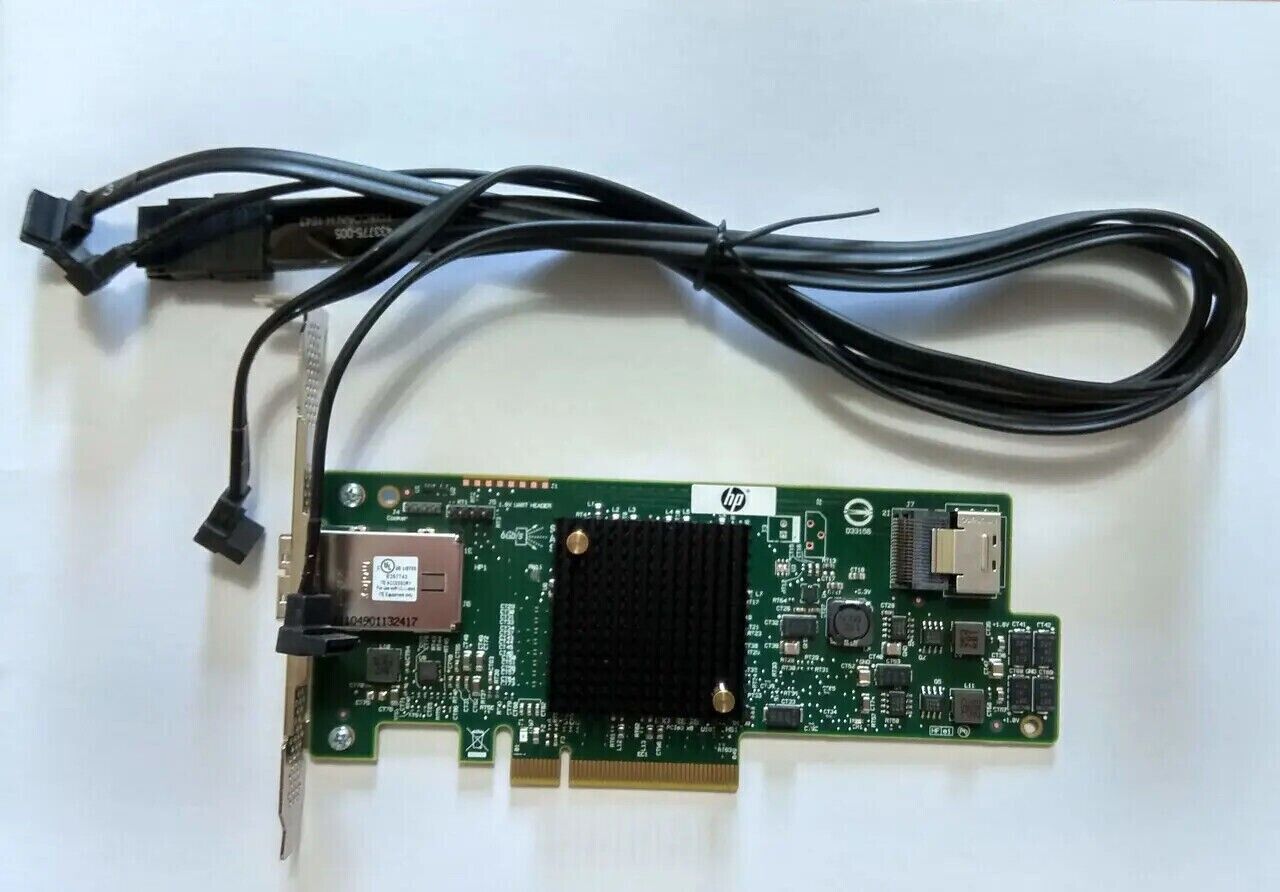 HP LSI 9217-4i4e SAS 6Gb/s Raid Controller Card 792099-001 725504-002 w/ cables