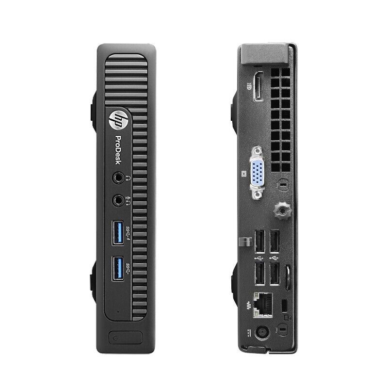 HP 400 G1 DM Tiny Mini Desktop PC i5-4570T 8G RAM 500GB Windows 10 pro Wifi