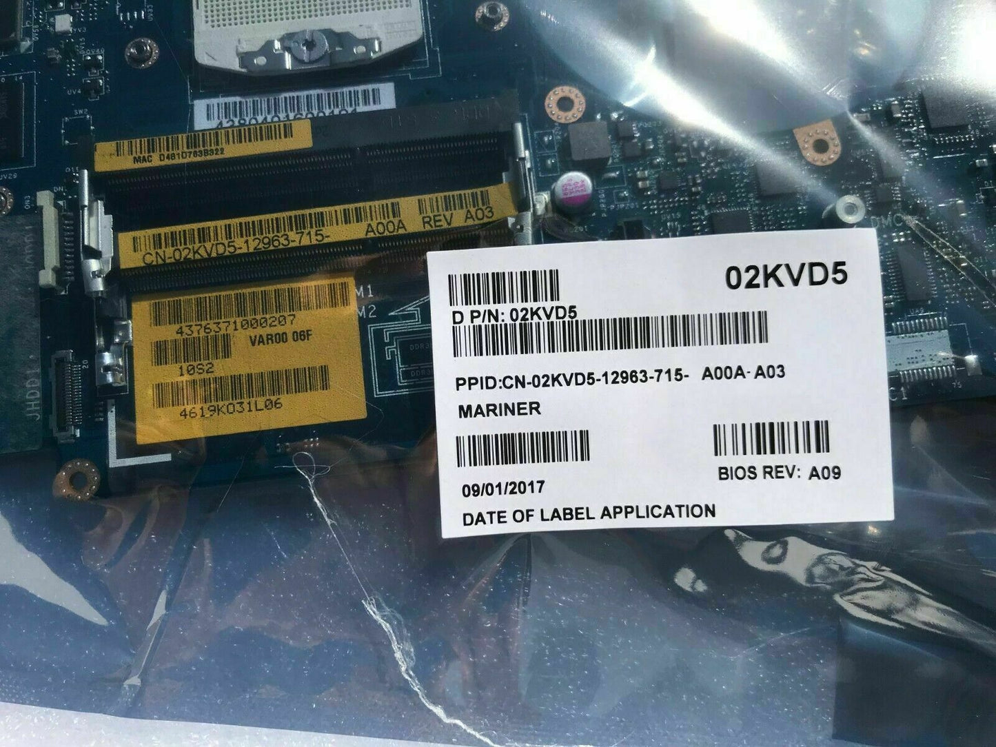 OEM Dell Alienware 14 14" Genuine Laptop Motherboard LA-9201P 2KVD5