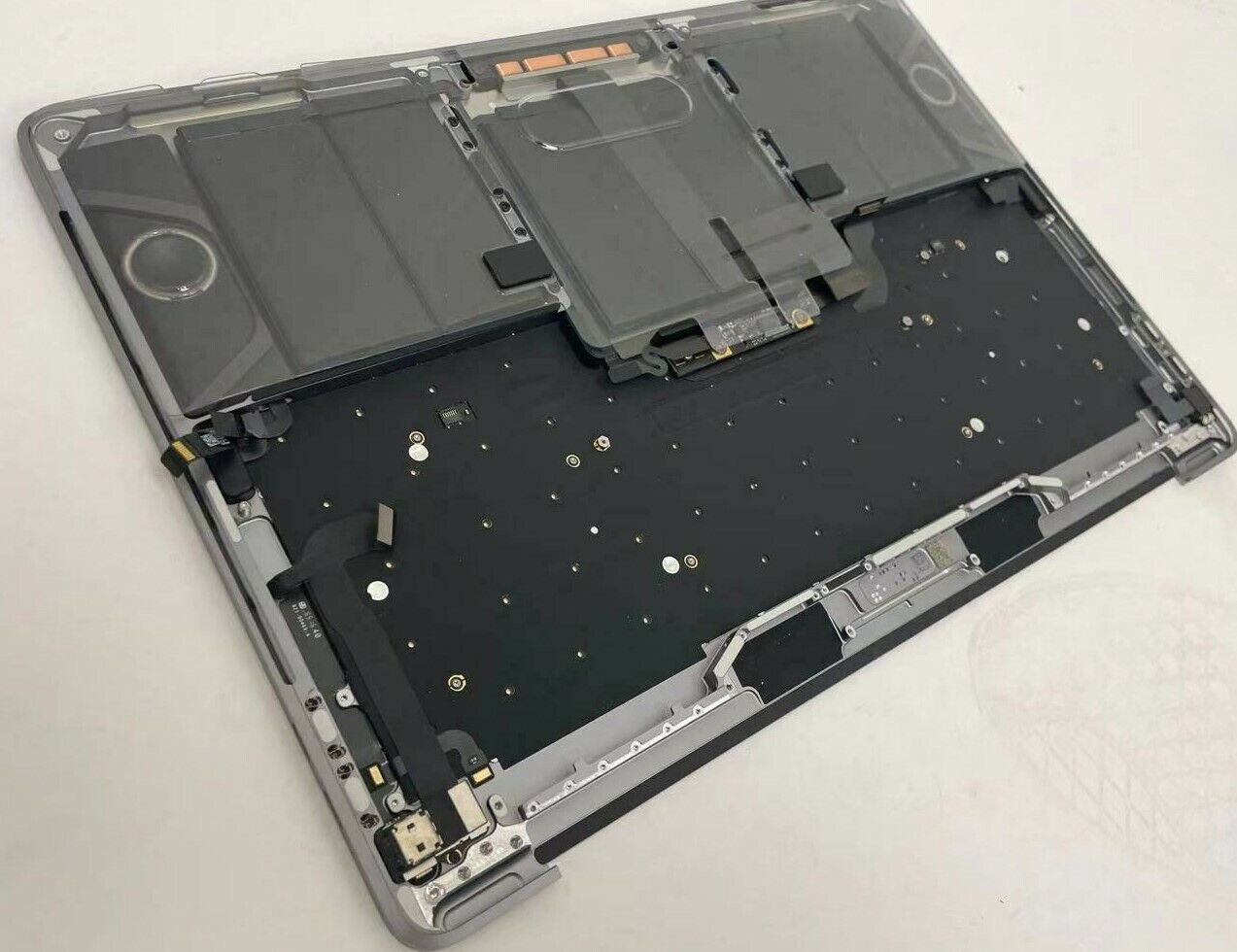 A1706 Macbook Pro 13" 2016 TopCase Keyboard Battery A1819 Trackpad German Silver