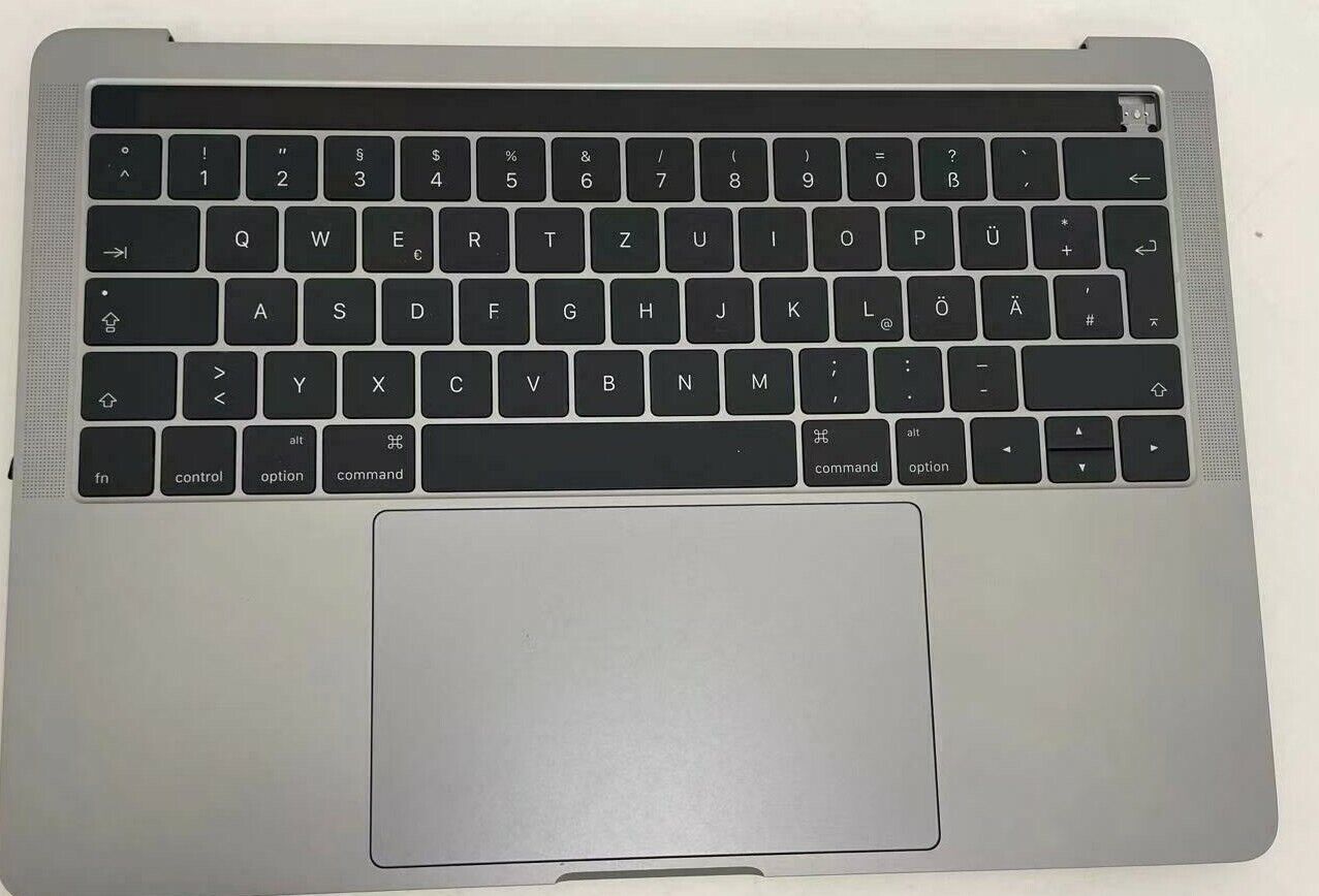A1706 Macbook Pro 13" 2016 TopCase Keyboard Battery A1819 Trackpad German Silver
