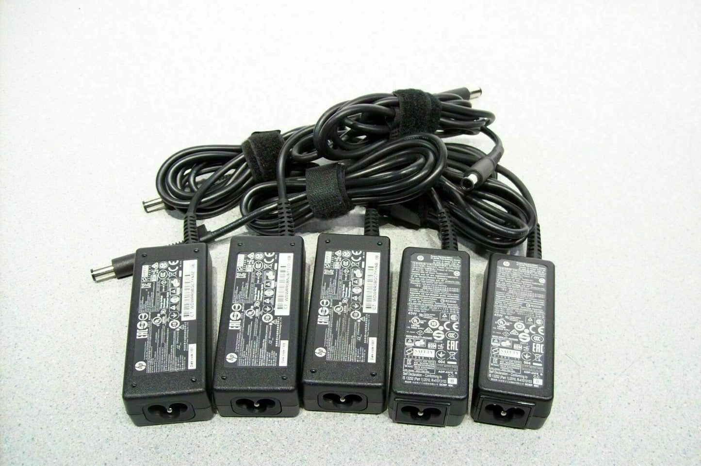 Lot of 10 OEM Genuine HP Chromebook Charger 45W 19.5V 2.31A 744481-003 744893