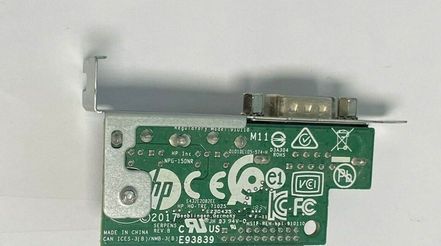 HP 400 600 800 G3 PS2 Serial Port Card Low 910324-001 910110-002 902760-002