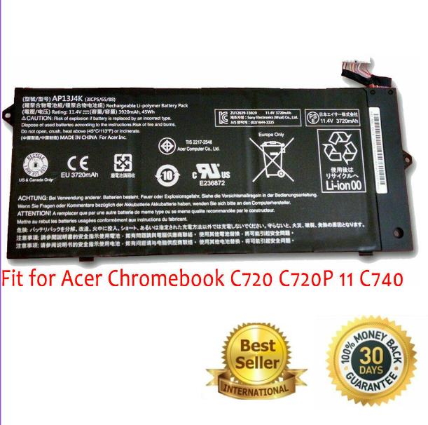 Acer Chromebook 14 CB3-431 Series 14" Genuine Battery 11.4V 3920mAh 45Wh AP13J4K