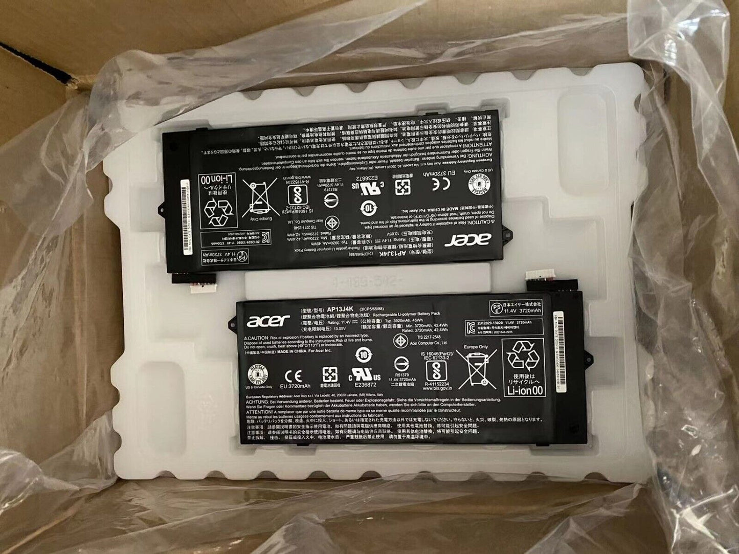 Acer Chromebook 14 CB3-431 Series 14" Genuine Battery 11.4V 3920mAh 45Wh AP13J4K