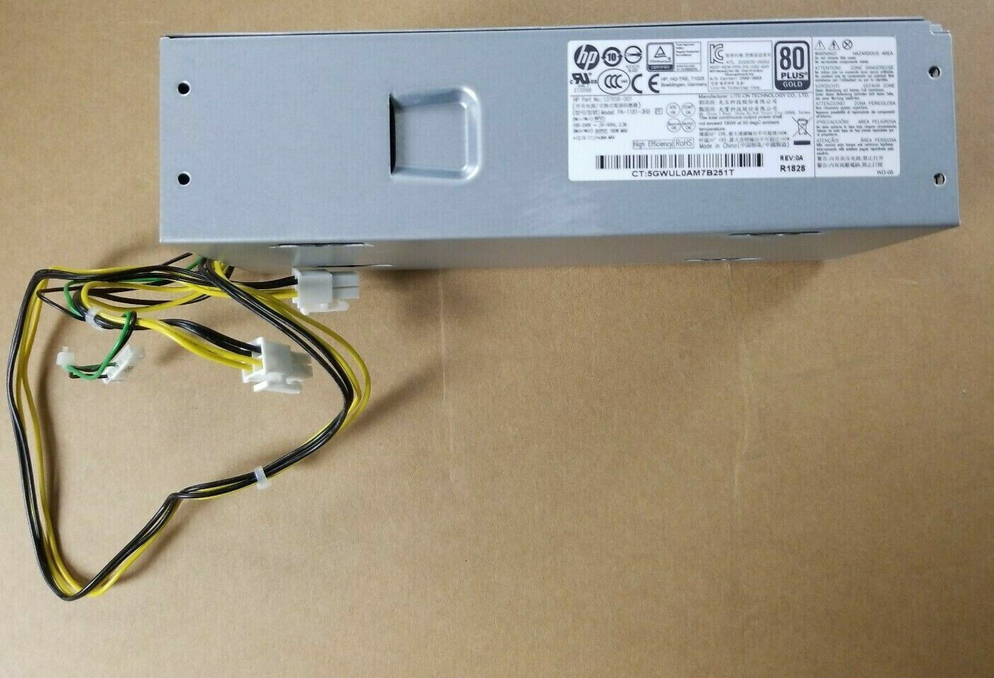 HP 280 G3 400 G5 SFF 180W Power Supply L07658-001 L17839-001 PA-1181-3HB