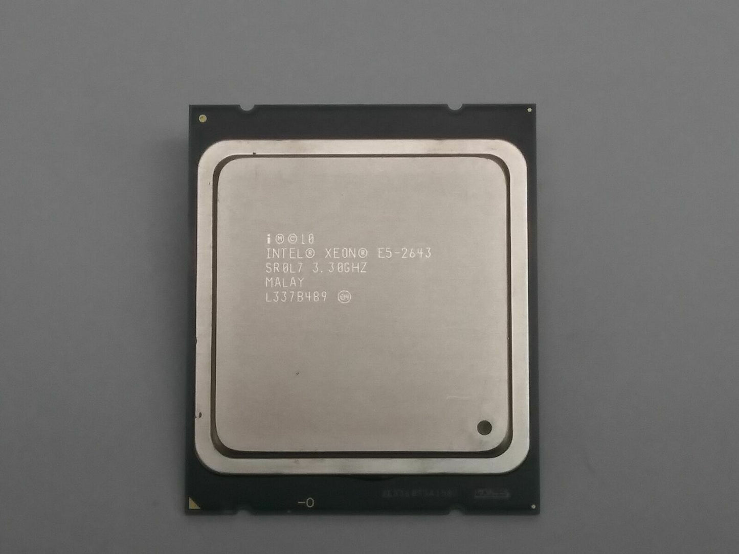 Lot 2 Intel Xeon E5-2643 SR0L7 Quad Core 3.30GHz 10MB LGA2011 CPU Processor