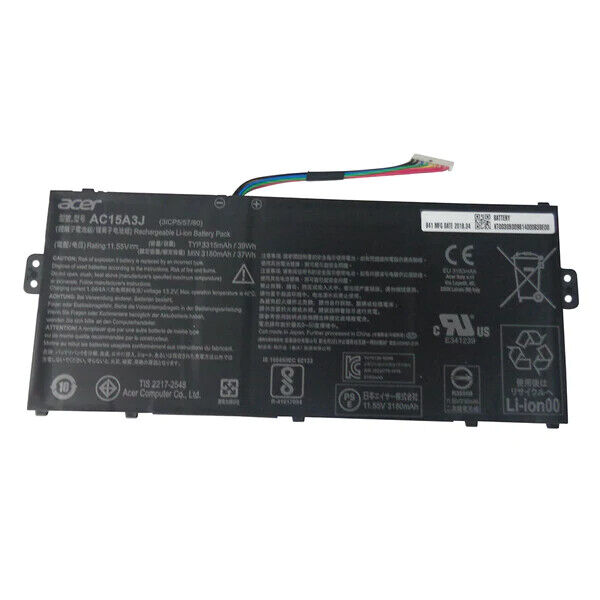 ACER Chromebook CB3-131 C738T CB5-132T Laptop Battery AC15A3J KT.00305.004