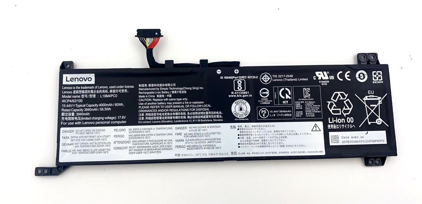 Genuine Lenovo L19C4PC0 L19M4PC0 Battery For Lenovo Legion 5i 15ARH05 15IMH05
