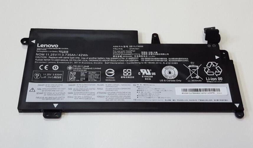 GENUINE OEM 01AV400 01AV401 01AV436 01AV437 Lenovo 13 s2 laptop battery 01AV402