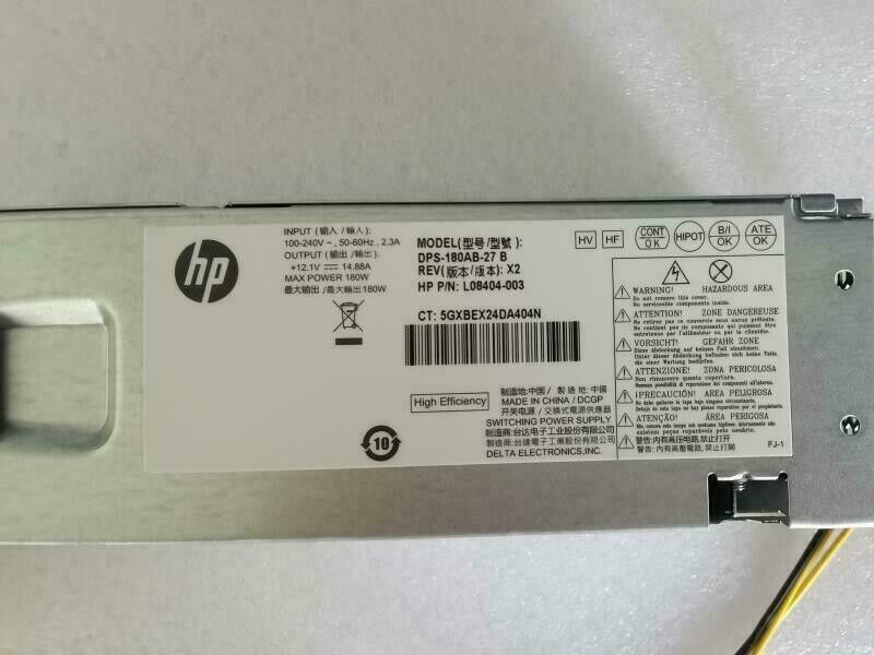 HP EliteDesk 705 G4 SFF PCH021 L08404-004 180 Watts Switching Power Supply