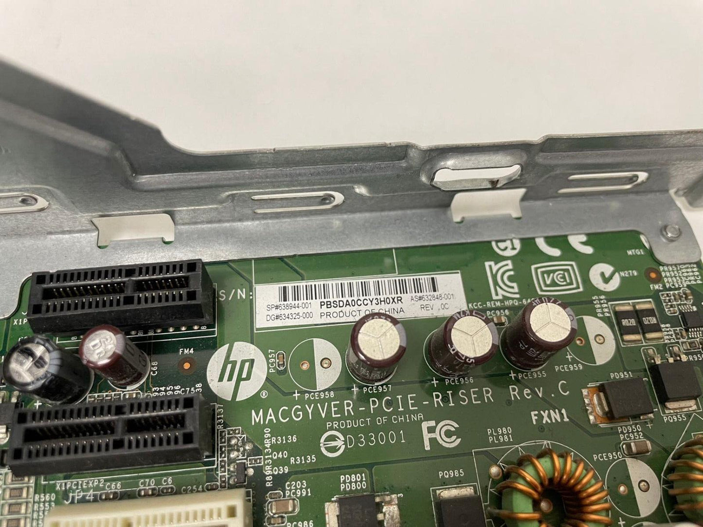 LOT 2 HP RP5800 POS PC MacGyver PCIE to PCIE Riser Card 640266-001 638944-001