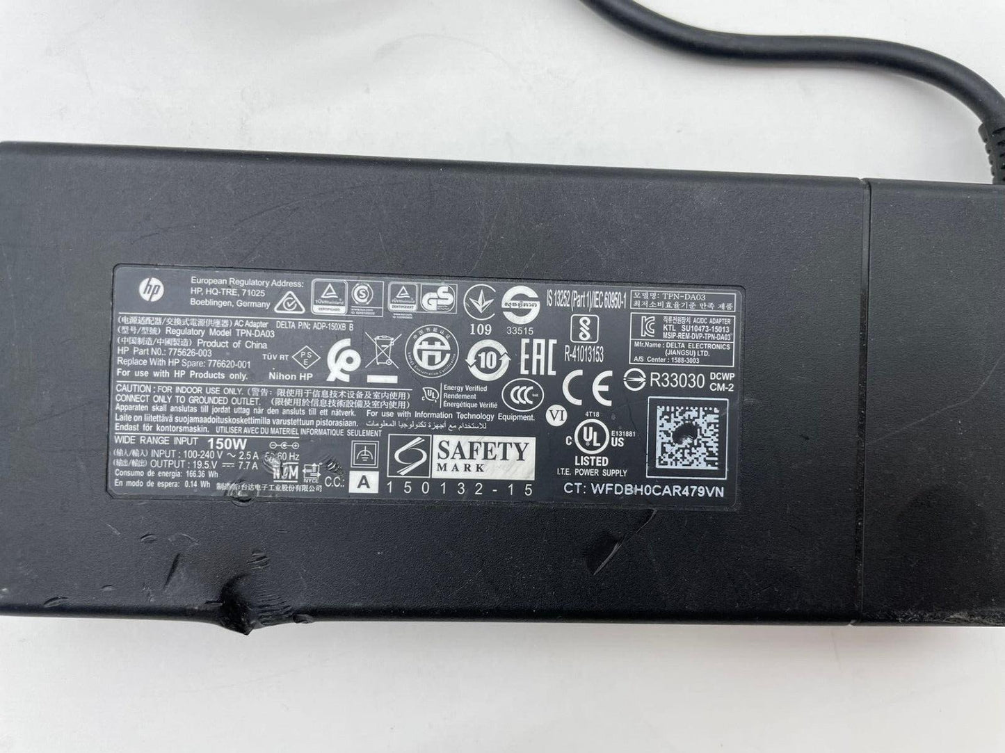 OEM 150W 19.5V Charger Power Adapter for HP TPN-DA03 776620-001 775626-003 4.5mm