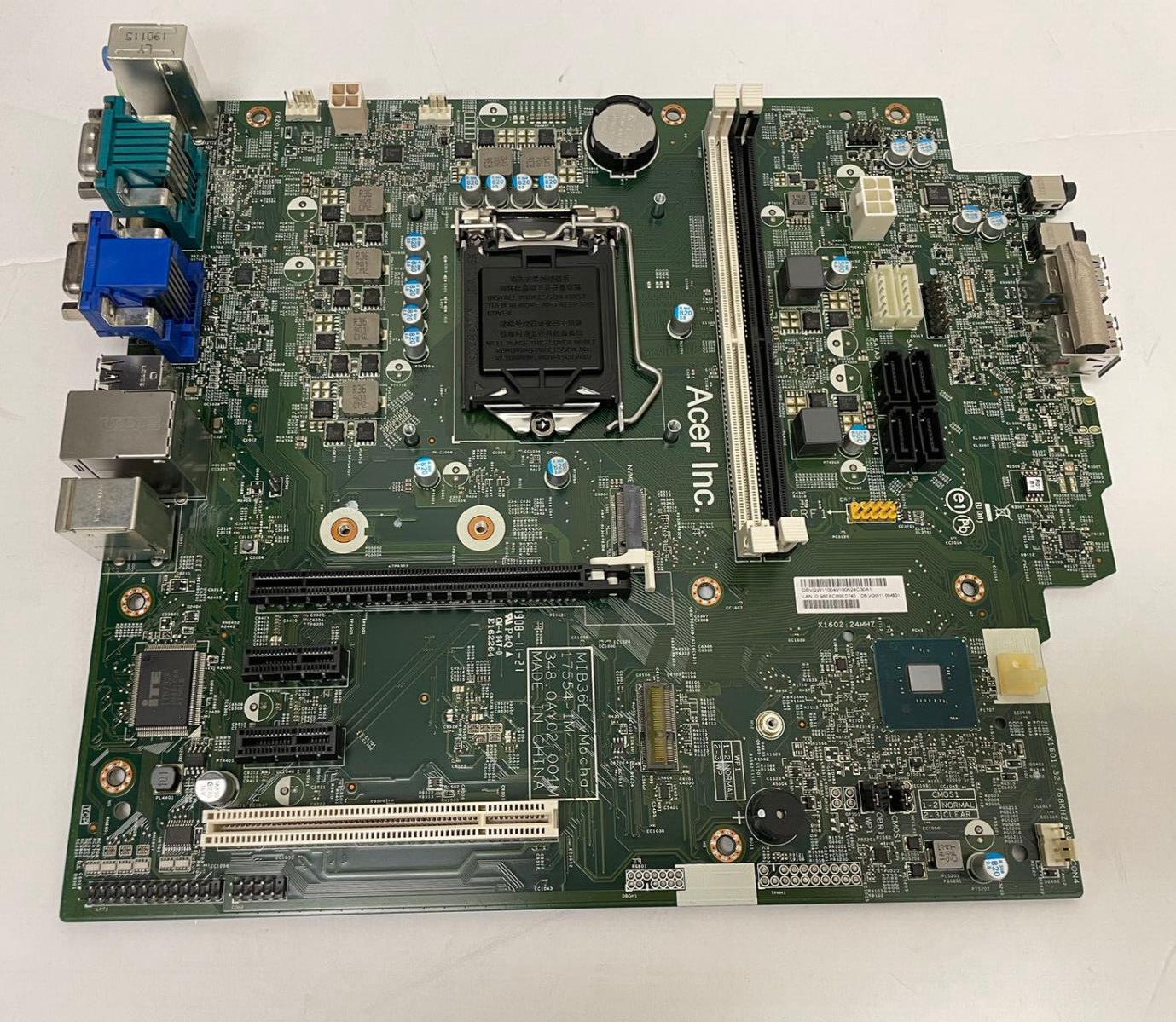 Acer Motherboard MIB36L-vMocha 17554-1 348.0AY02.0011 DB.VQW11.004 Micro ATX