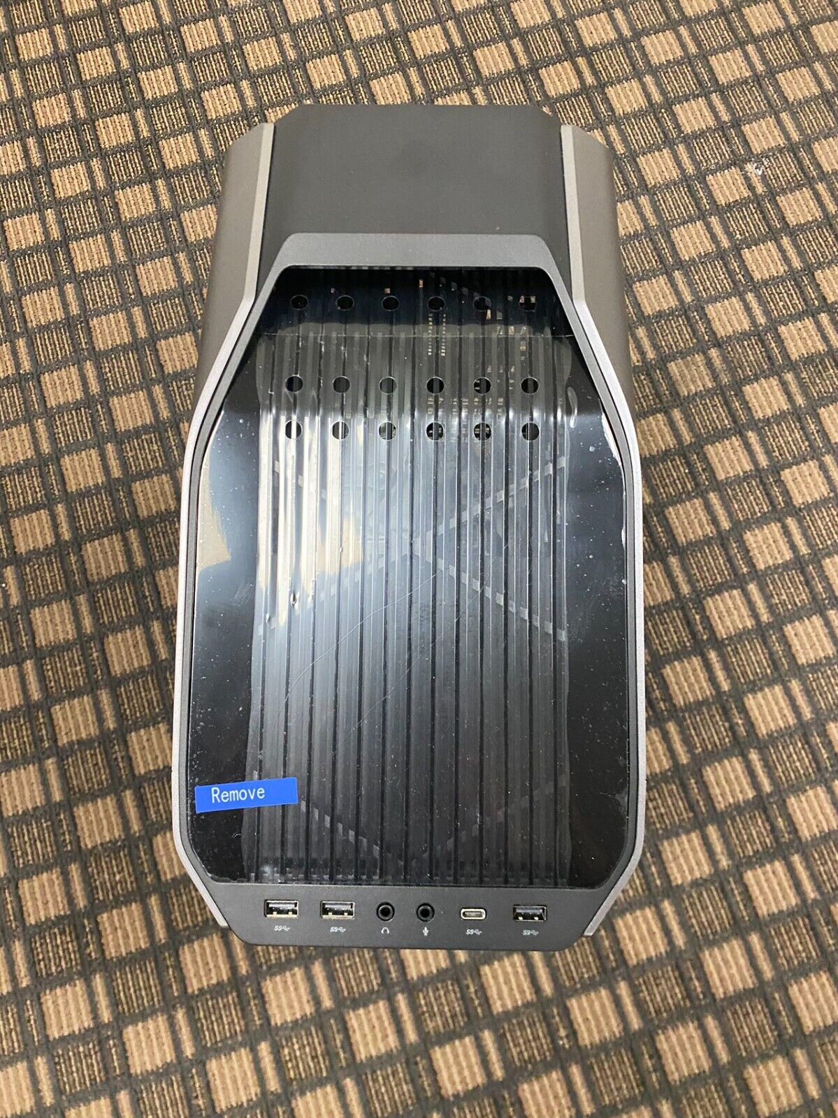 Alienware Aurora R8 Desktop Chassis w/side door cover stand case Fan caddy cable