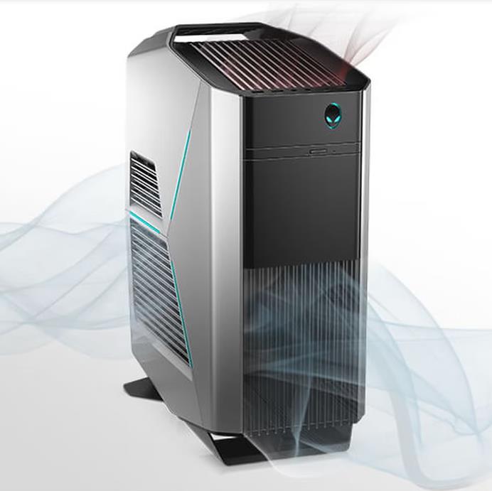 Alienware Aurora R8 Desktop Chassis w/side door cover stand case Fan caddy cable