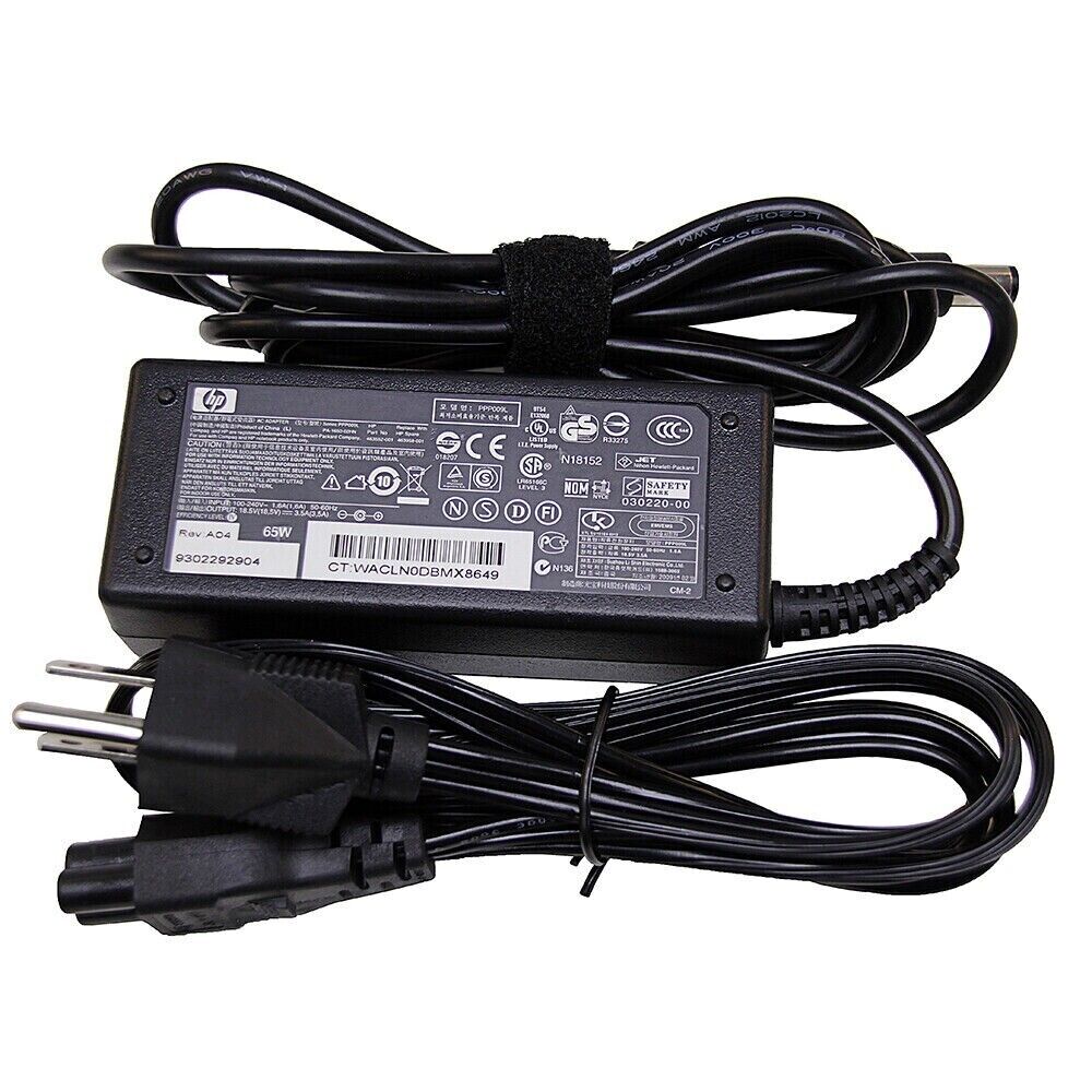 Genuine 65W HP AC DC Adapter for EliteBook 6470B 6570B 8440P 8470P w/Cord OEM
