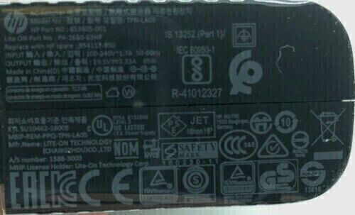 NEW LOT 10 HP Envy 65W 853605-001 Power Adapter Charger PA-1650-63HP 854117-850