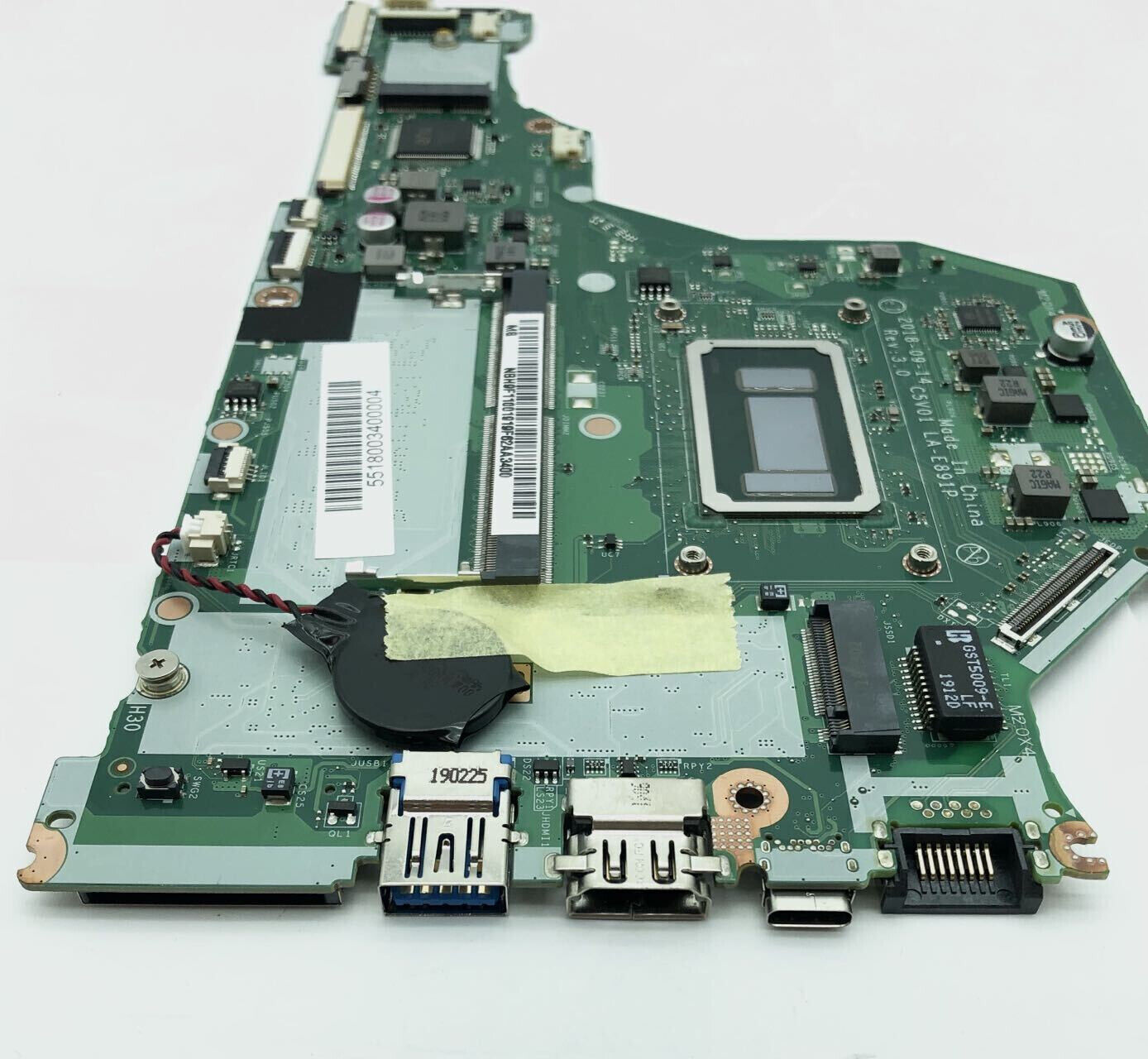 GenuinAcer Aspire a517-51-35kn NX.H9F11.001 i3-7100U 2.4GHz LA-E891P Motherboard