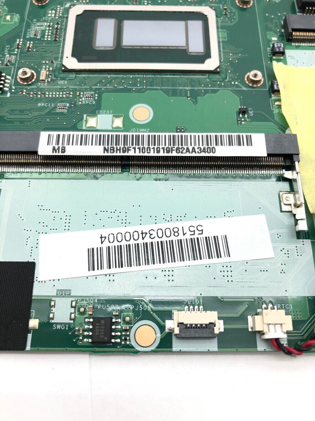 GenuinAcer Aspire a517-51-35kn NX.H9F11.001 i3-7100U 2.4GHz LA-E891P Motherboard