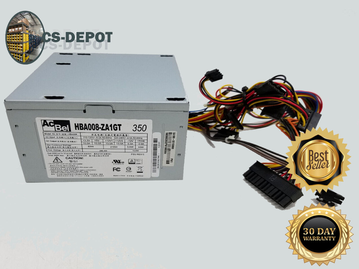 ASUS ESSENTIO Series PC 350W PSU POWER SUPPLY M11BB-B07 AcBel HBA008-ZA1GT