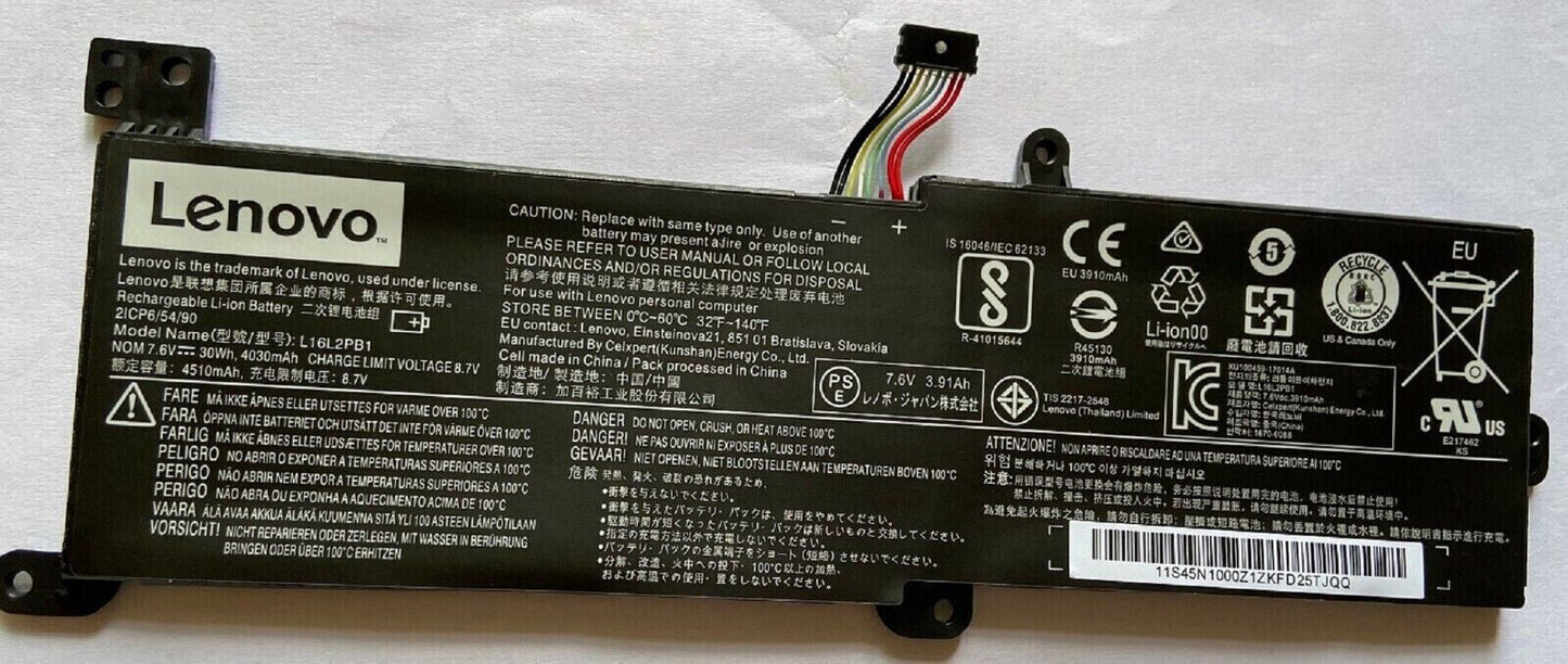 Genuine L16C2PB2 L16M2PB1 L16L2PB2 Battery for Lenovo IdeaPad 320-15IKB 17IKB