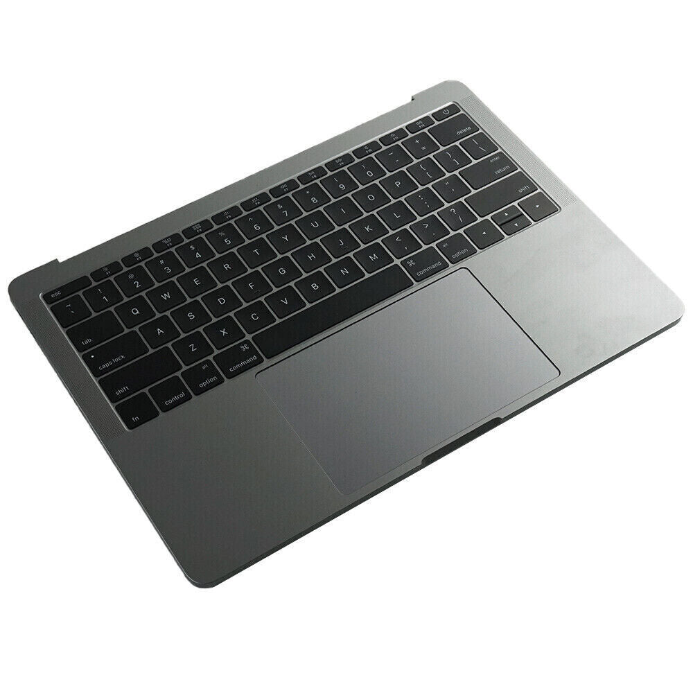 Macbook Pro A1708 2016-17 Palmrest Keyboard Top Case w/Touchpad/Battery Gray B